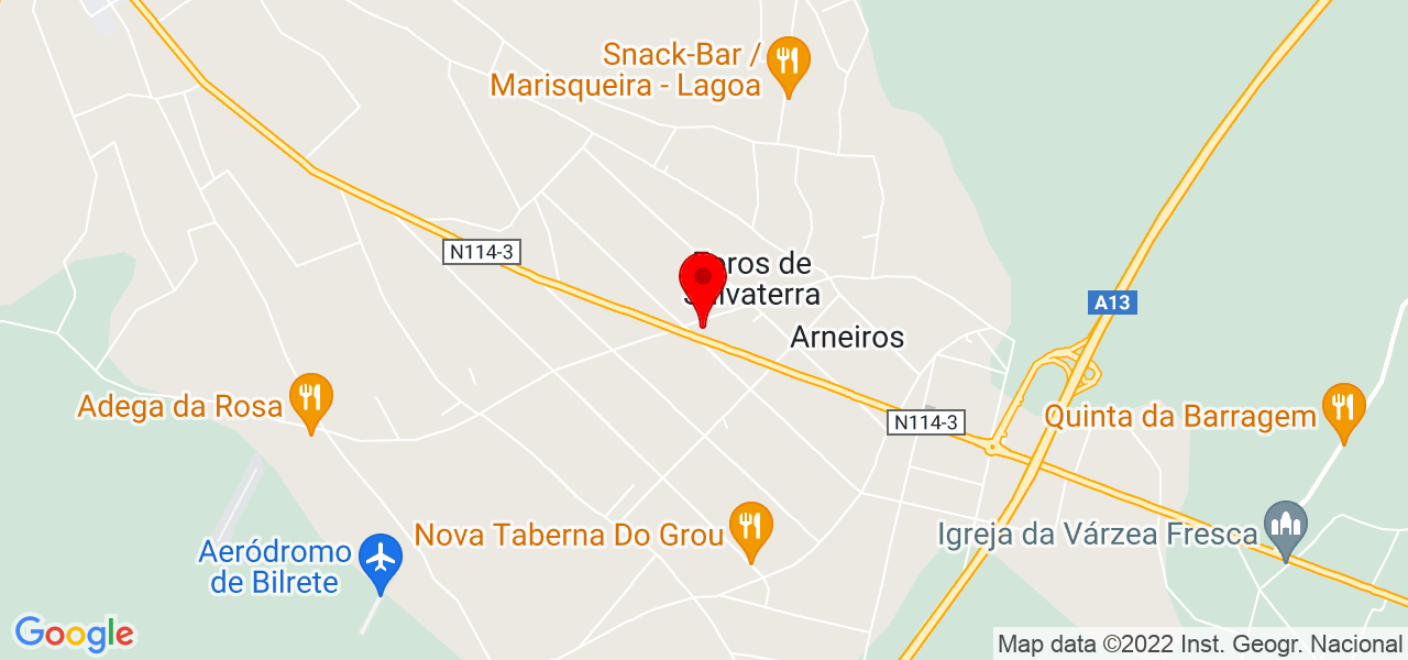 Maria Jos&eacute; Rodrigues - Santarém - Salvaterra de Magos - Mapa