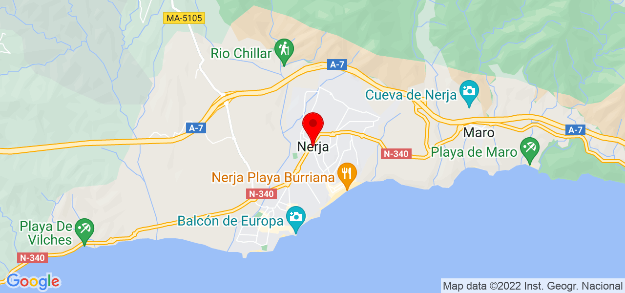 Kostantino - Andalucía - Nerja - Mapa