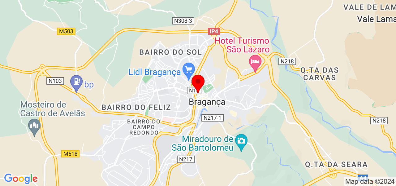 Rosalina Veloso - Bragança - Bragança - Mapa