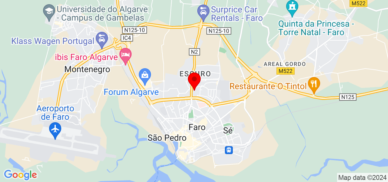 Karlus Eletricista - Faro - Faro - Mapa