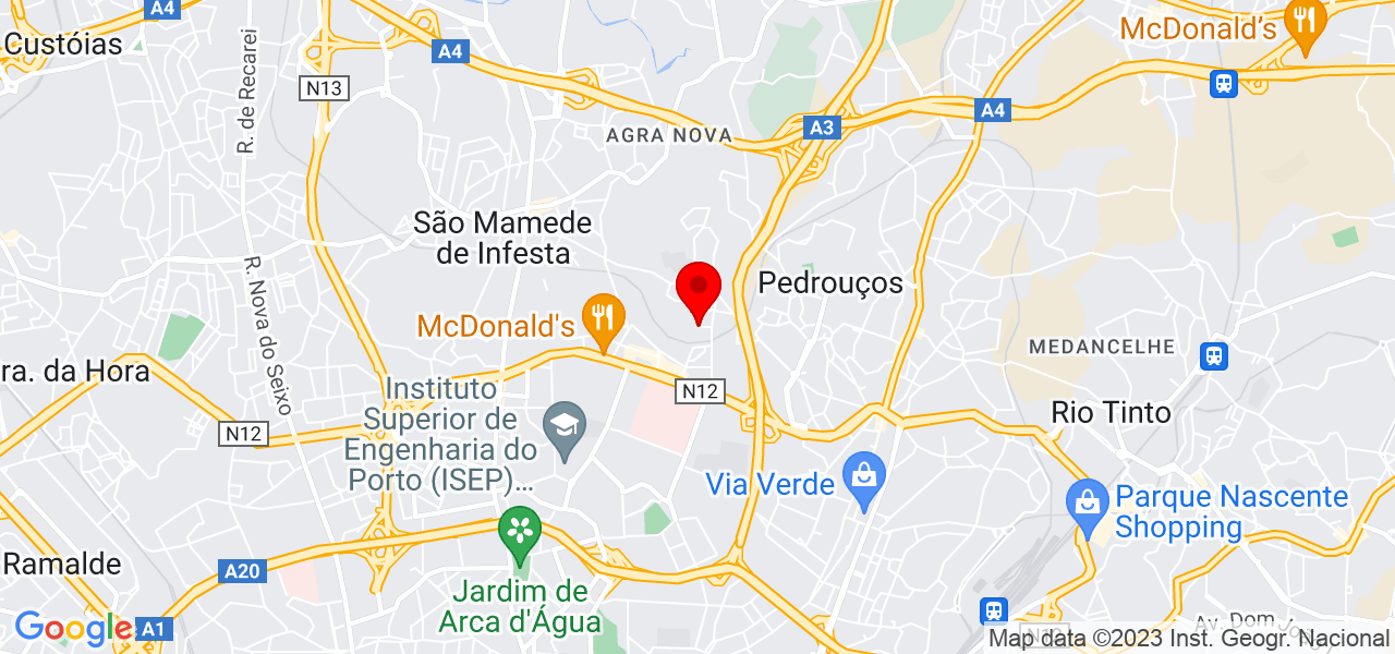 Silvana Corr&ecirc;a - Porto - Matosinhos - Mapa