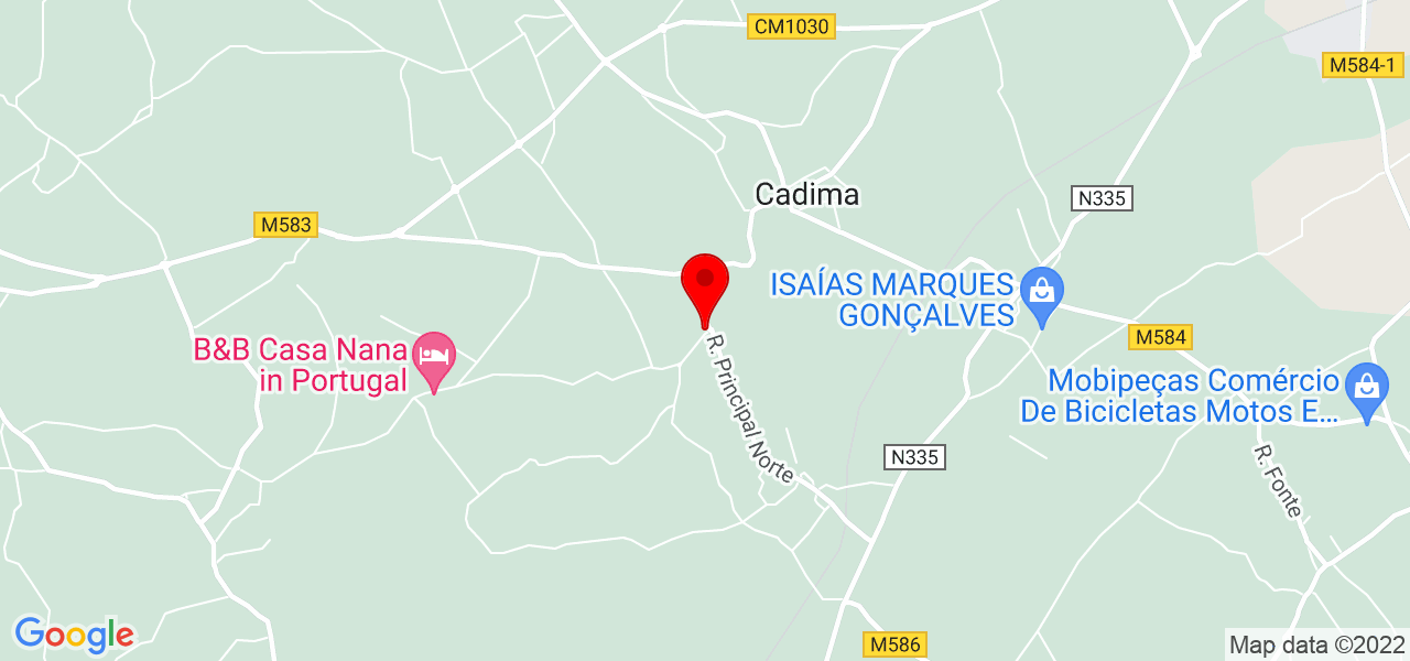 S&atilde;o Antunes - Coimbra - Cantanhede - Mapa
