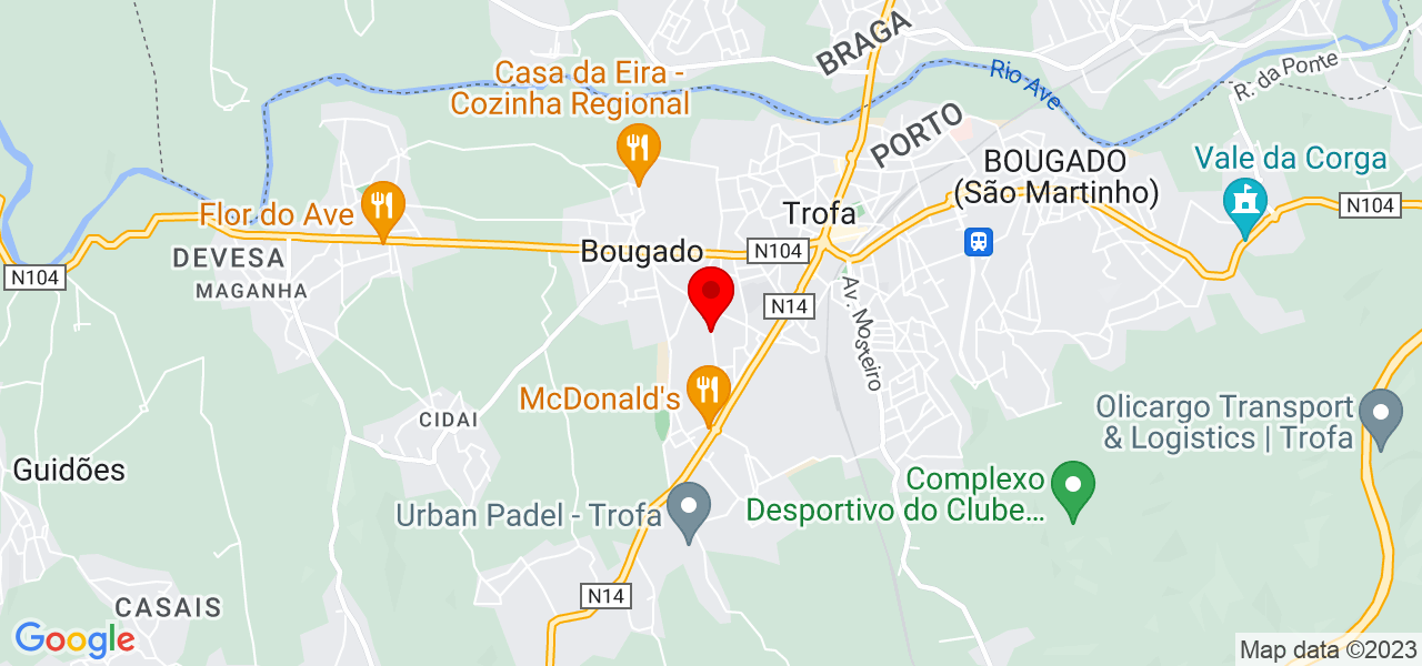 Tiago Quelhas - Porto - Trofa - Mapa