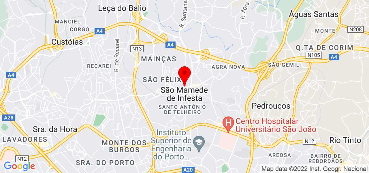 keila lopes - Porto - Matosinhos - Mapa