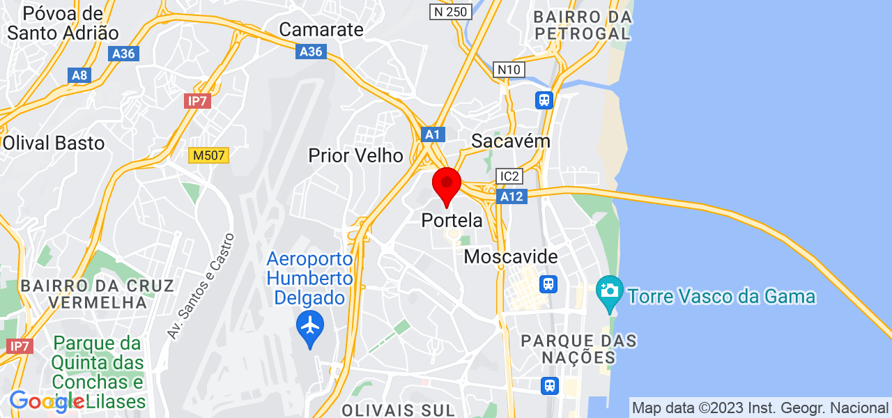 Tudo com bal&otilde;es - Lisboa - Loures - Mapa