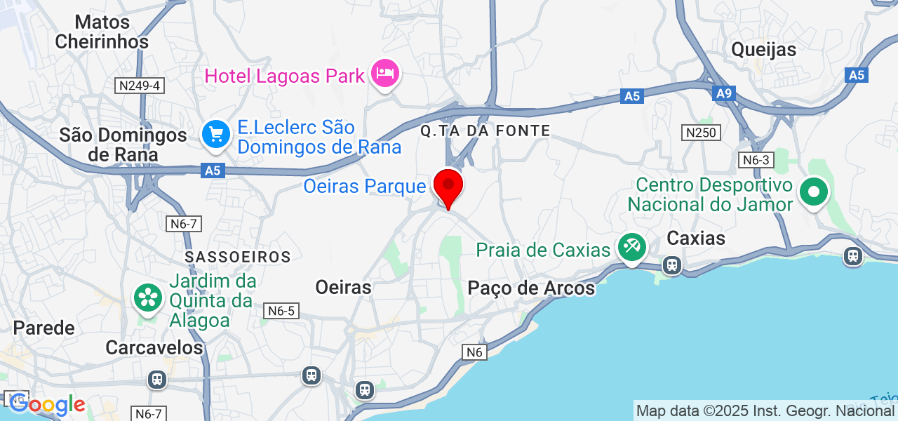 Patrícia Targino - Lisboa - Oeiras - Mapa