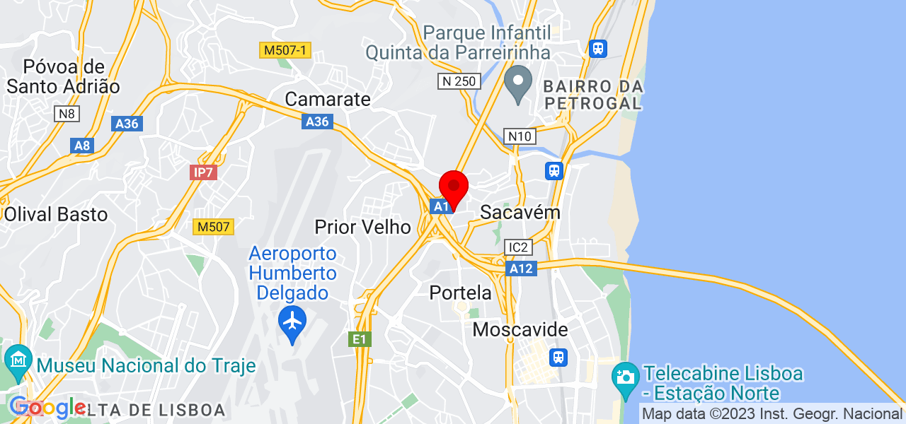 Hugo Rodrigues - Lisboa - Loures - Mapa