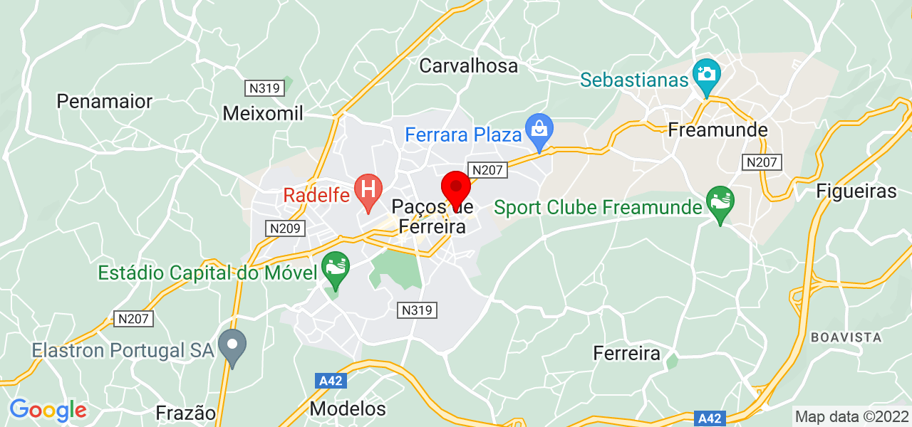 Rita Pinho - photography - Porto - Paços de Ferreira - Map