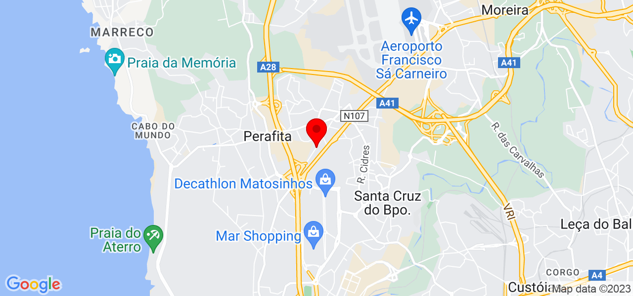 TEC INFO SP Solu&ccedil;&otilde;es em Tecnologia - Porto - Matosinhos - Mapa