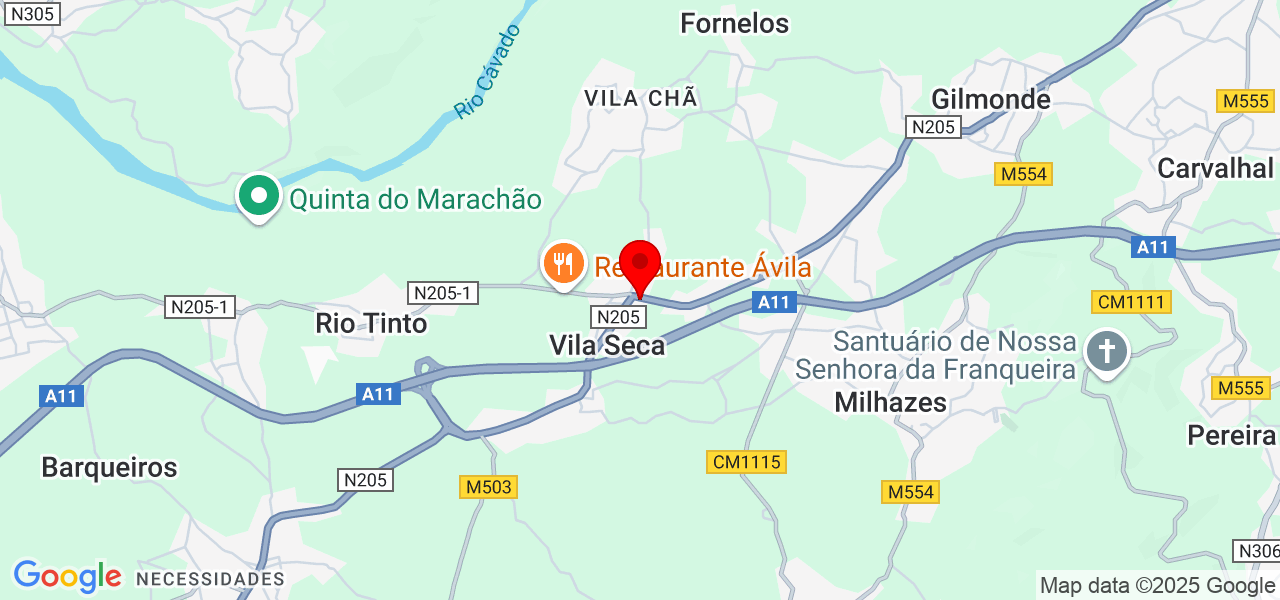 Gabriela Carvalho - Braga - Barcelos - Map