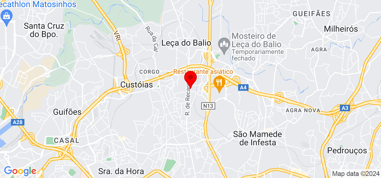 Ana Soares - Porto - Matosinhos - Mapa