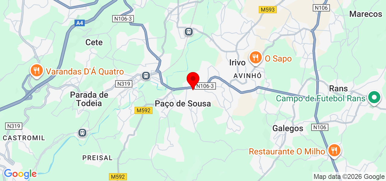 ana - Porto - Penafiel - Mapa