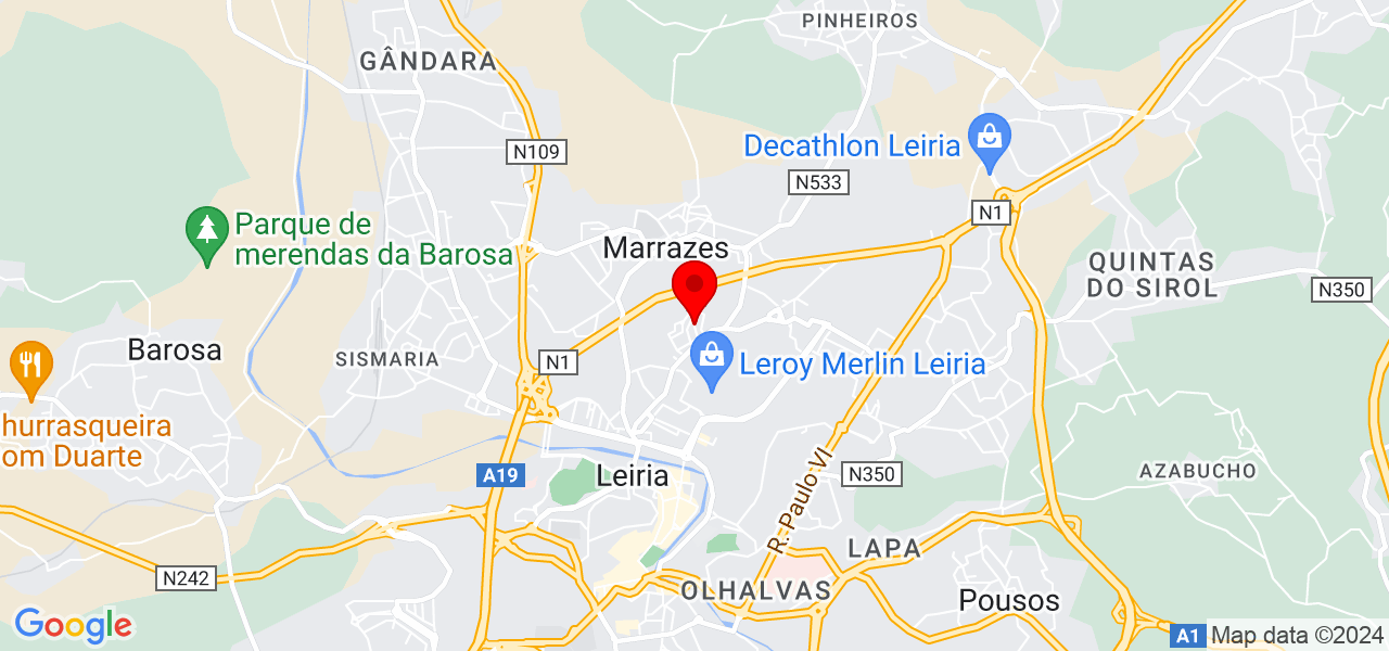 Ven&acirc;ncio - Leiria - Leiria - Mapa