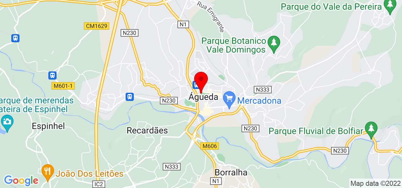 J Ramos Pereira - Aveiro - Águeda - Mapa