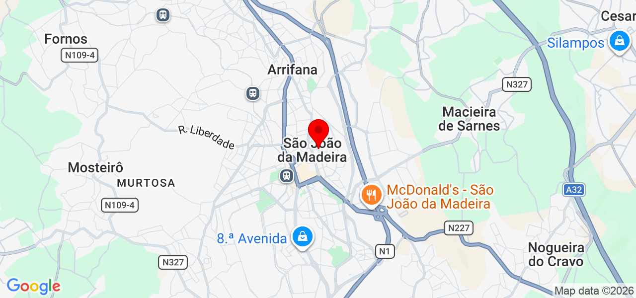 Mestre Urbano - Aveiro - São João da Madeira - Carte