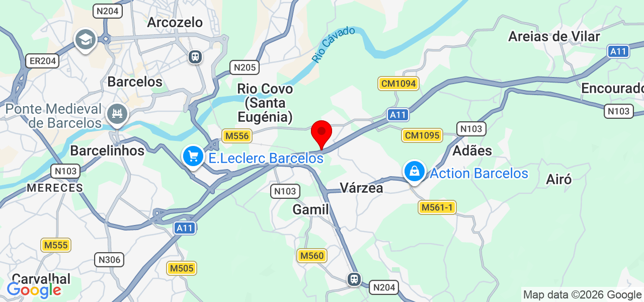 Lara Santos - Braga - Barcelos - Mapa