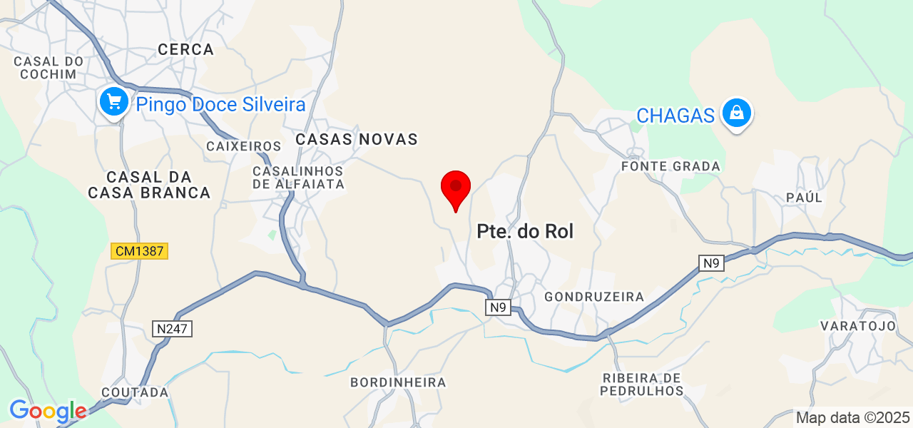 David Santos - Lisboa - Torres Vedras - Map