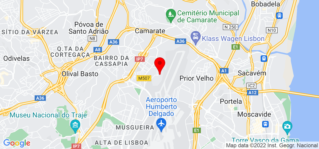 Gon&ccedil;alo - Lisboa - Loures - Mapa