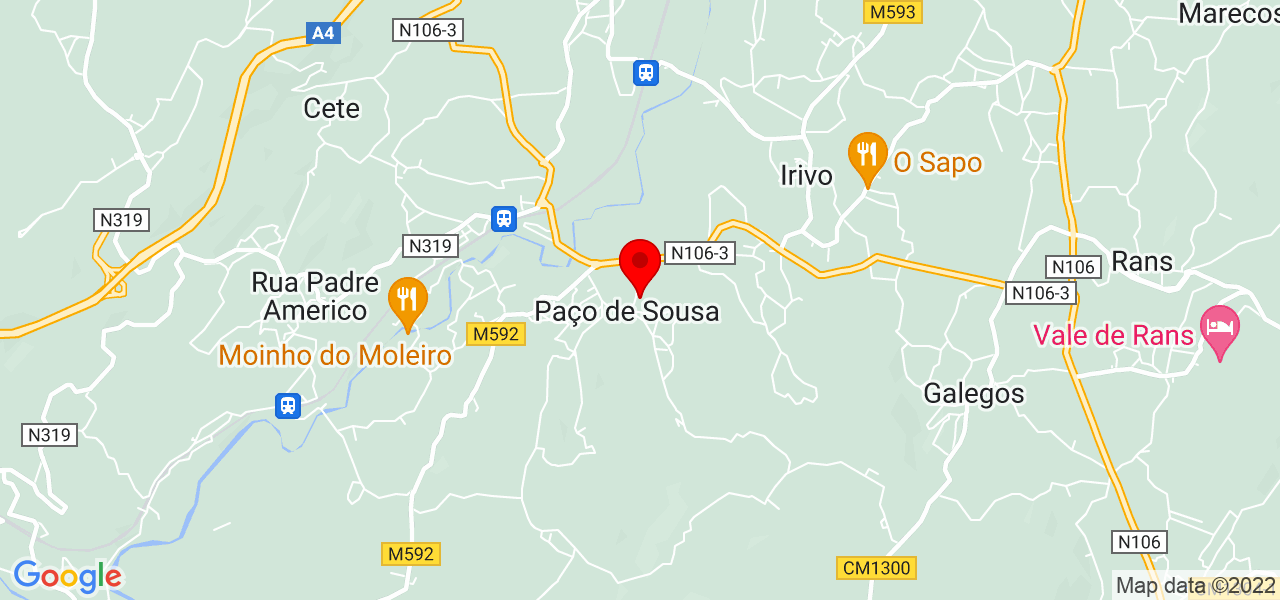 Lucas Neves - Porto - Penafiel - Mapa
