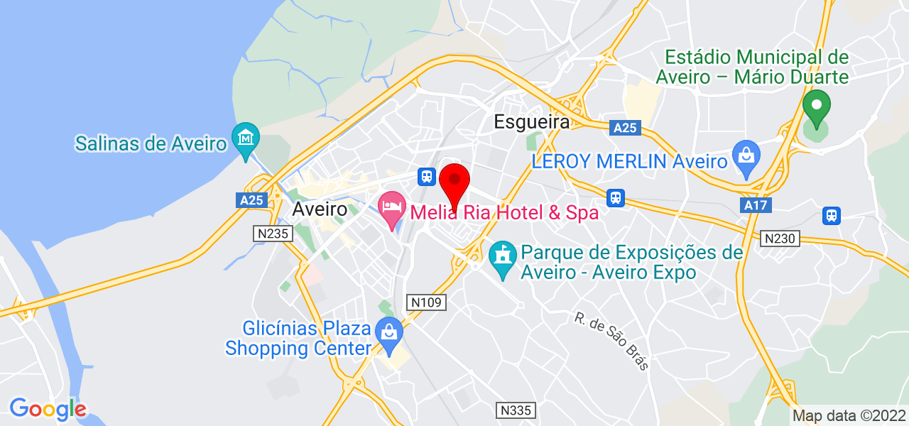 A2play - Aveiro - Aveiro - Mapa