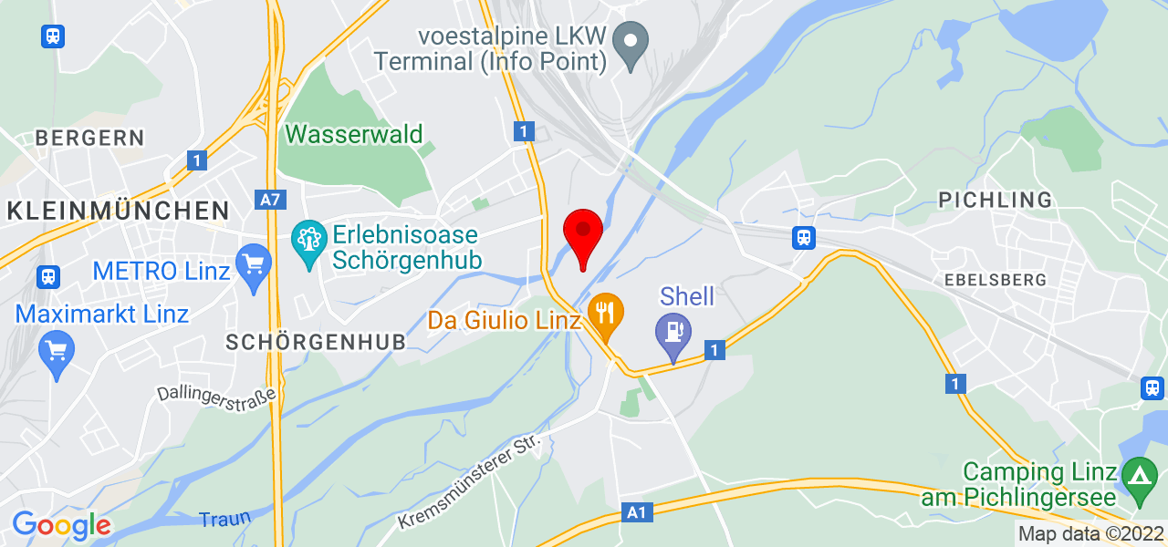 Alexander Stinglmair Bodyguarding - Oberösterreich - Linz - Karte