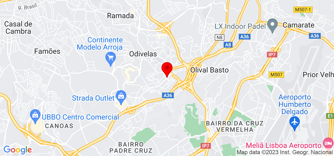 Sandra Oliveira - Lisboa - Odivelas - Mapa