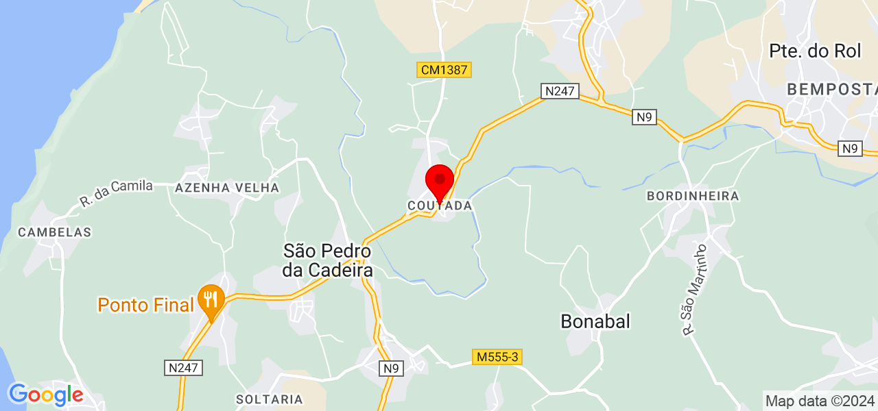 FT remodelação - Lisboa - Torres Vedras - Map