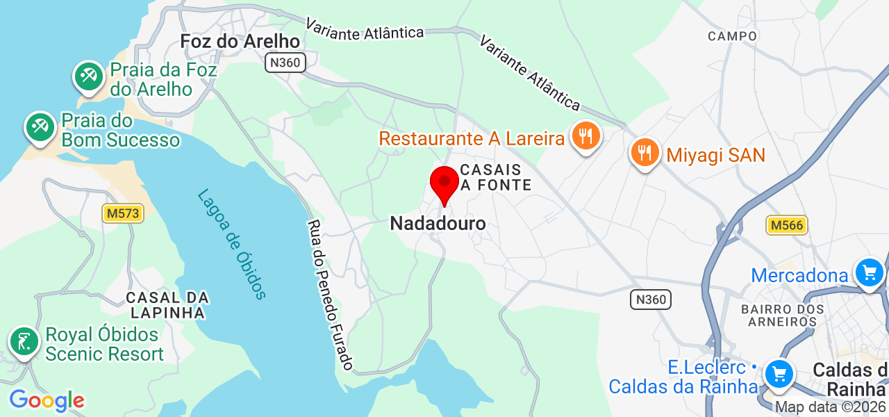 Inacio - Leiria - Caldas da Rainha - Map
