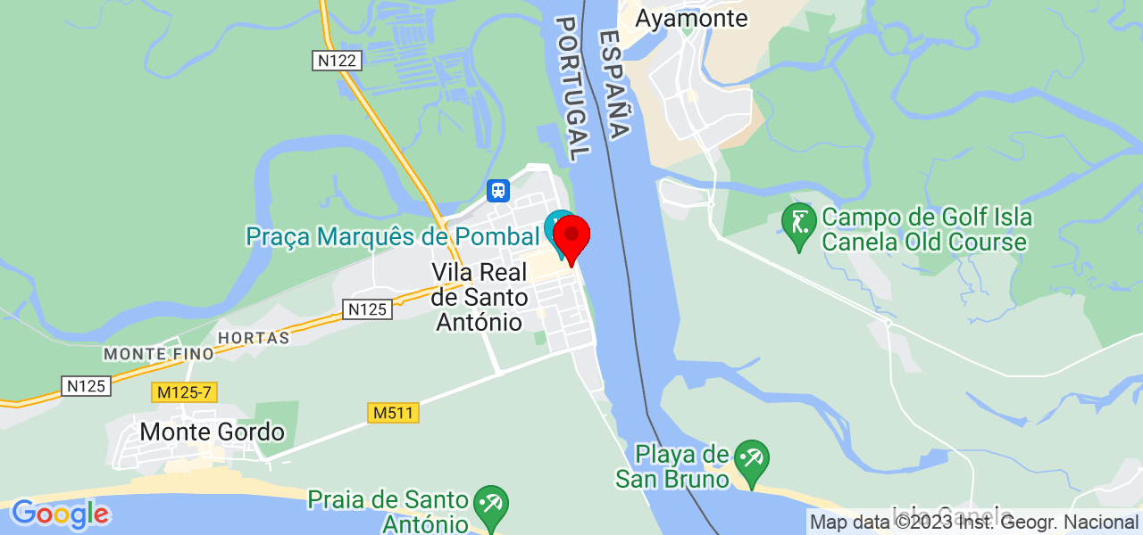 Topotek - Faro - Vila Real de Santo António - Carte