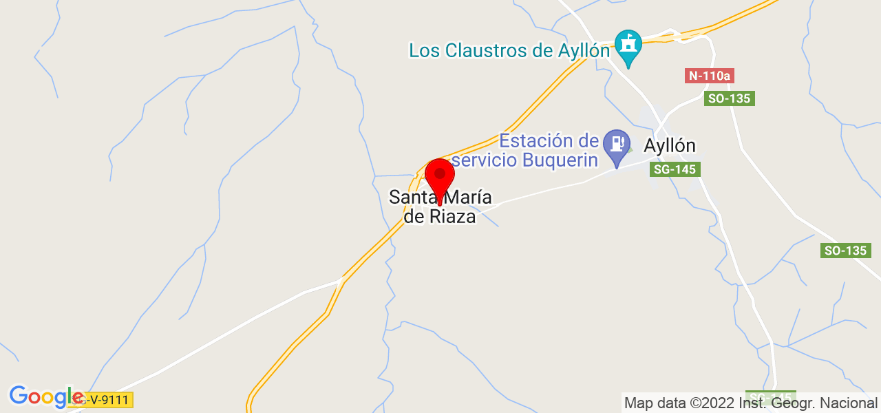 Camila - Castilla y León - Ayllón - Mapa