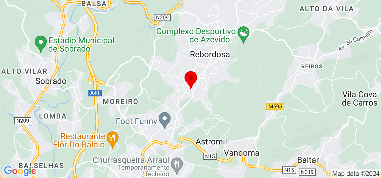 Tiago ladrilhador - Porto - Paredes - Carte