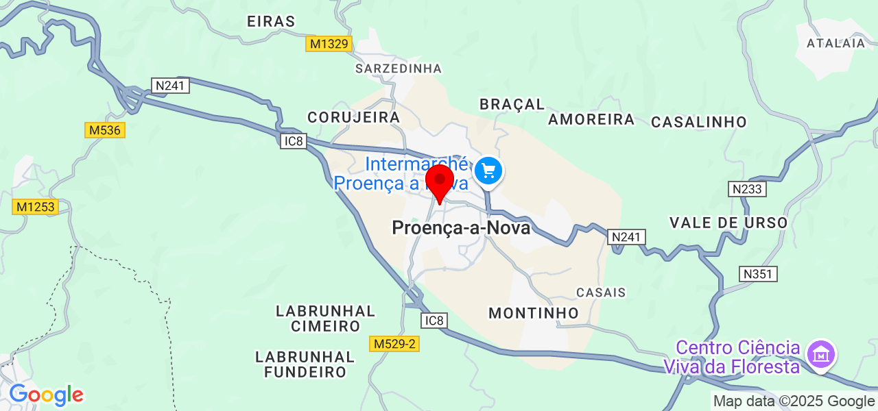 Pedro Oliveira - Castelo Branco - Proença-a-Nova - Mapa