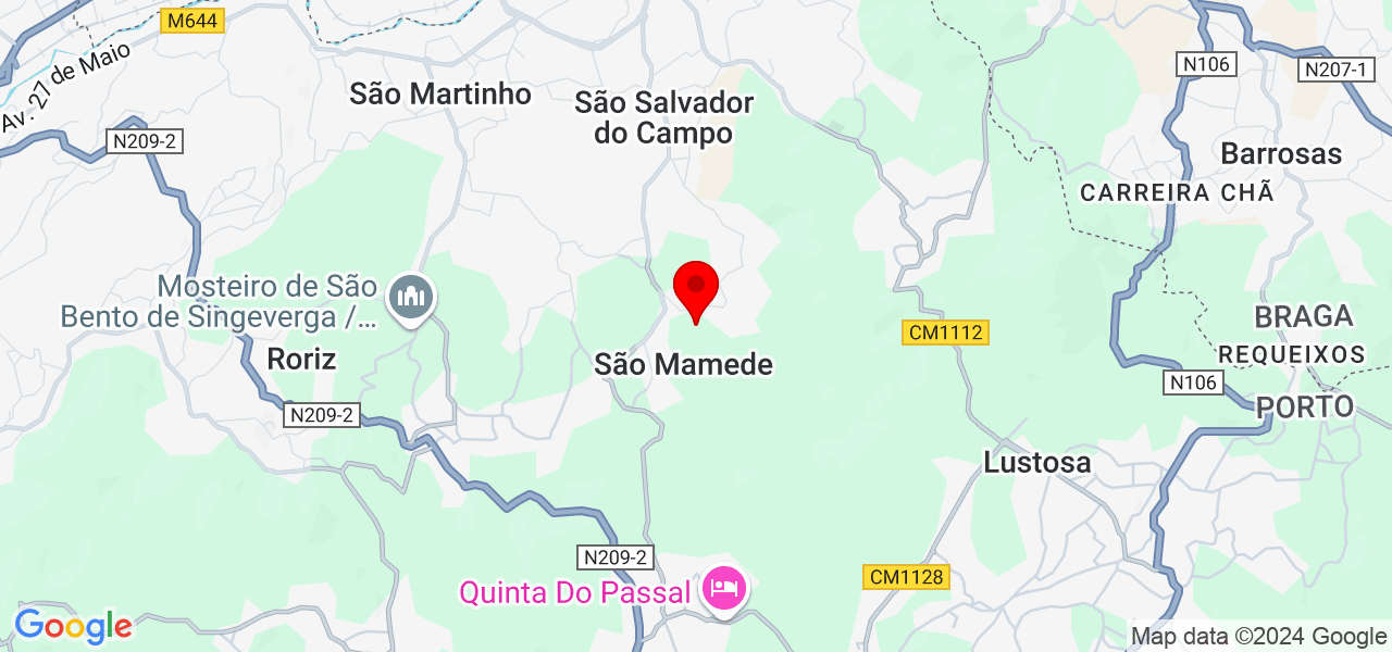 Cicero santos - Porto - Santo Tirso - Mapa