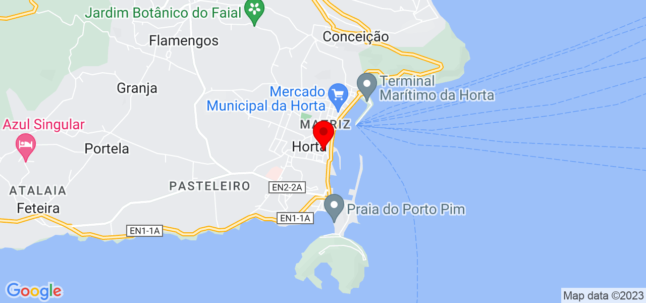 Pedro Costa - Açores - Horta - Mapa