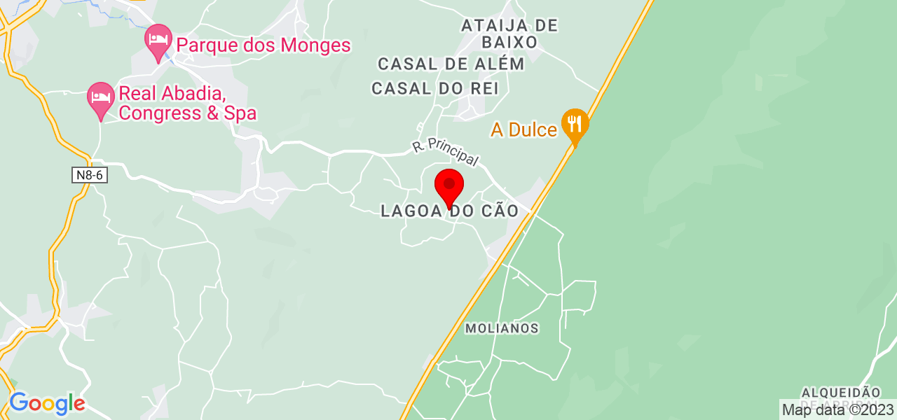 Alpha_est&uacute;dios - Leiria - Alcobaça - Mapa