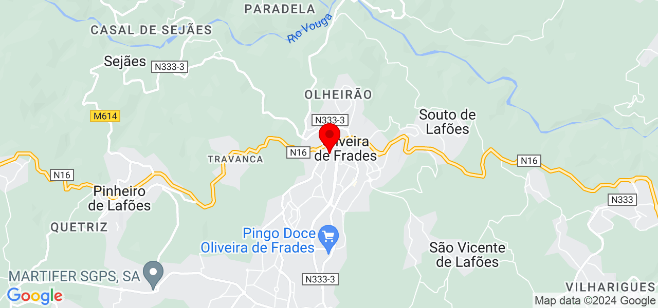 RR Media - Viseu - Oliveira de Frades - Map