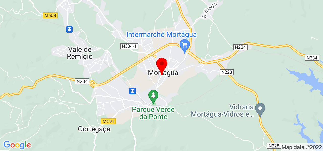 Carlos Lemos barbeiro - Viseu - Mortágua - Mapa