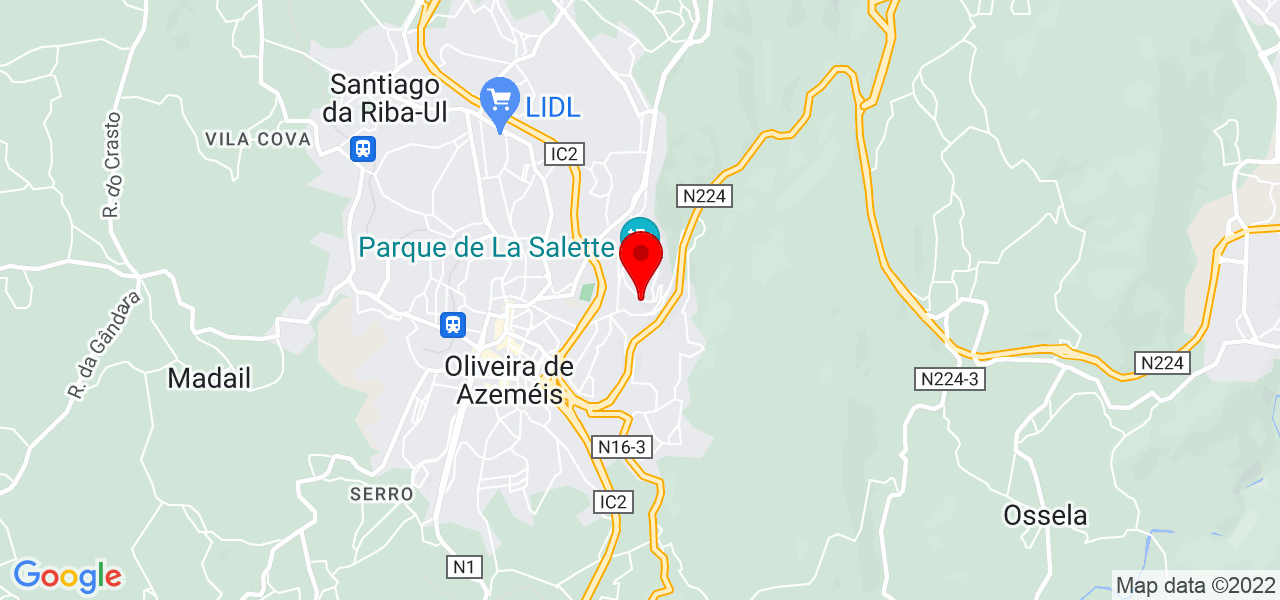 Tania Mota - Aveiro - Oliveira de Azeméis - Carte