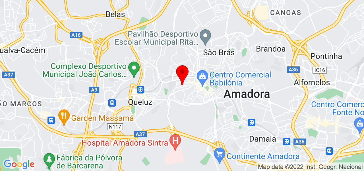 Dj Moza - Lisboa - Amadora - Mapa