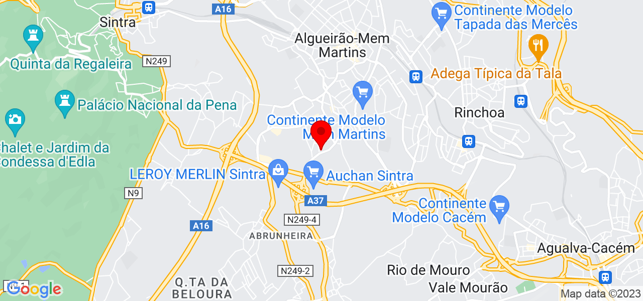 Leandro Remodela&ccedil;&otilde;es - Lisboa - Sintra - Mapa
