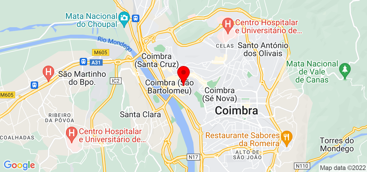 Fernanda Andrade - Coimbra - Coimbra - Mapa