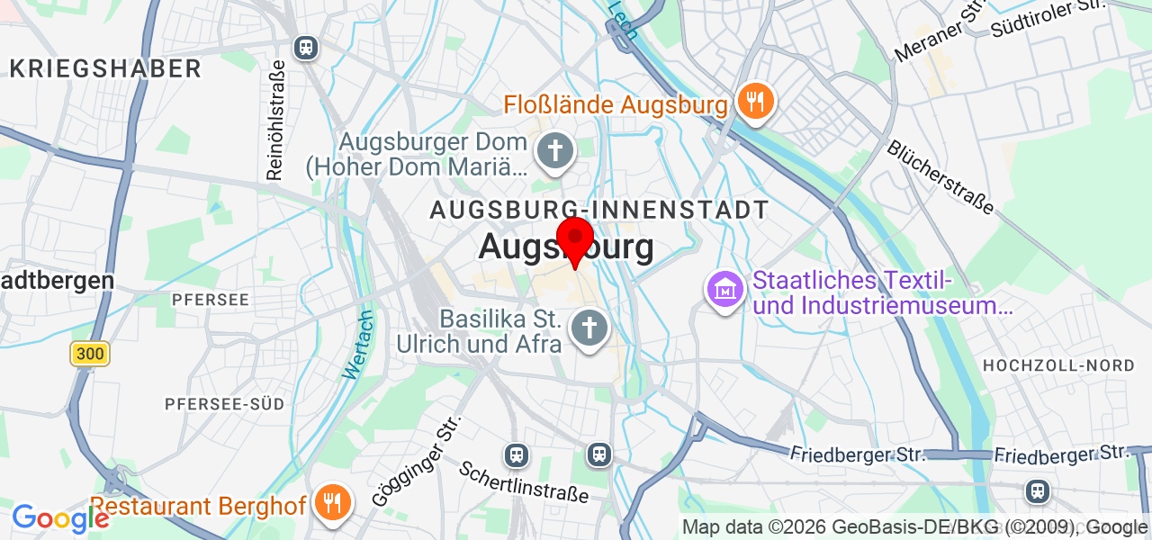 Creativa Arts - Bayern - Augsburg - Mapa