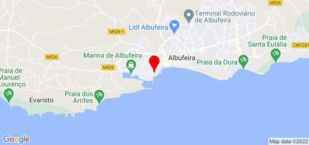 Leonardo - Faro - Albufeira - Mapa