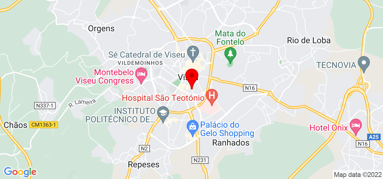 Mauro lima - Viseu - Viseu - Mapa