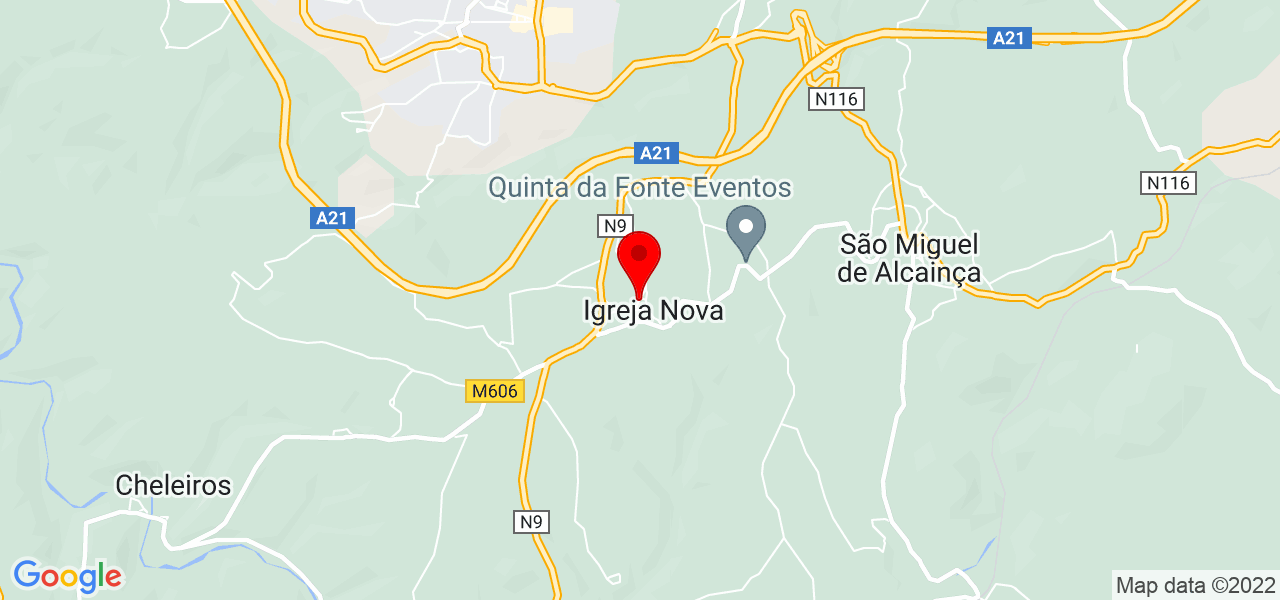 INOSCA - Lisboa - Mafra - Mapa