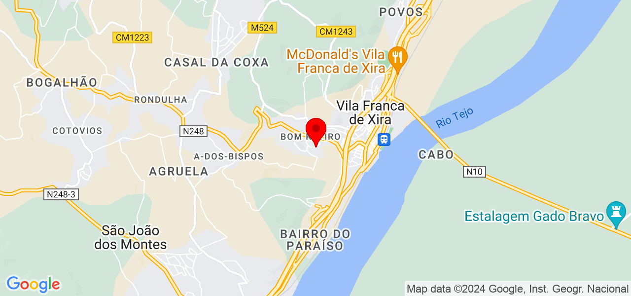Eventos DP - Lisboa - Vila Franca de Xira - Map