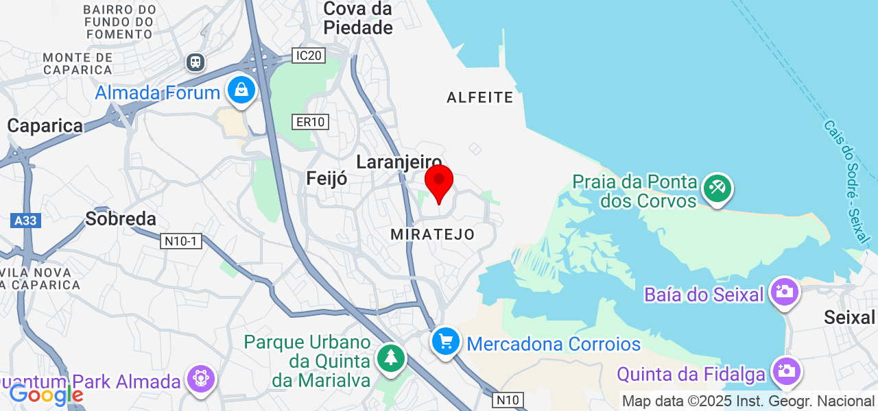 Carlos Guimarães - Setúbal - Almada - Mapa