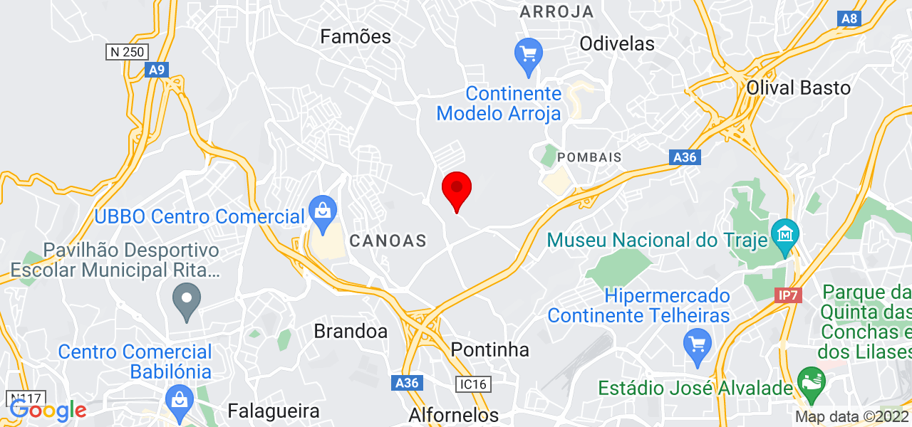 Cassio Venancio - Lisboa - Odivelas - Mapa