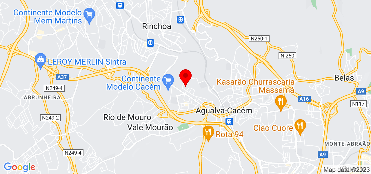 Idiana - Lisboa - Sintra - Mapa