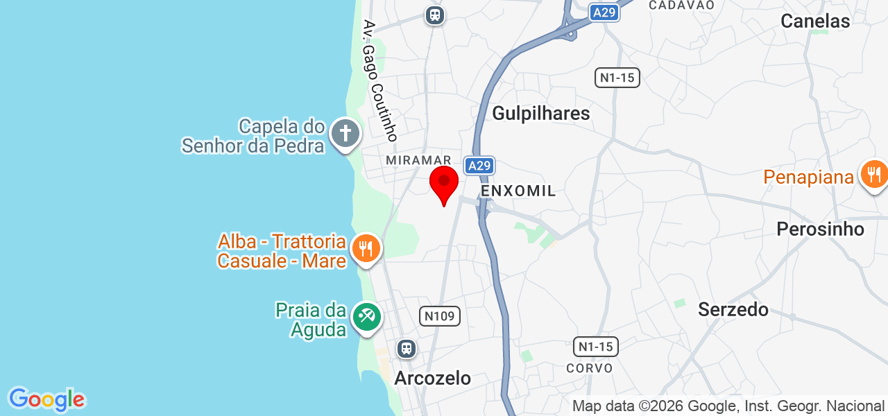 Marie - Porto - Vila Nova de Gaia - Karte